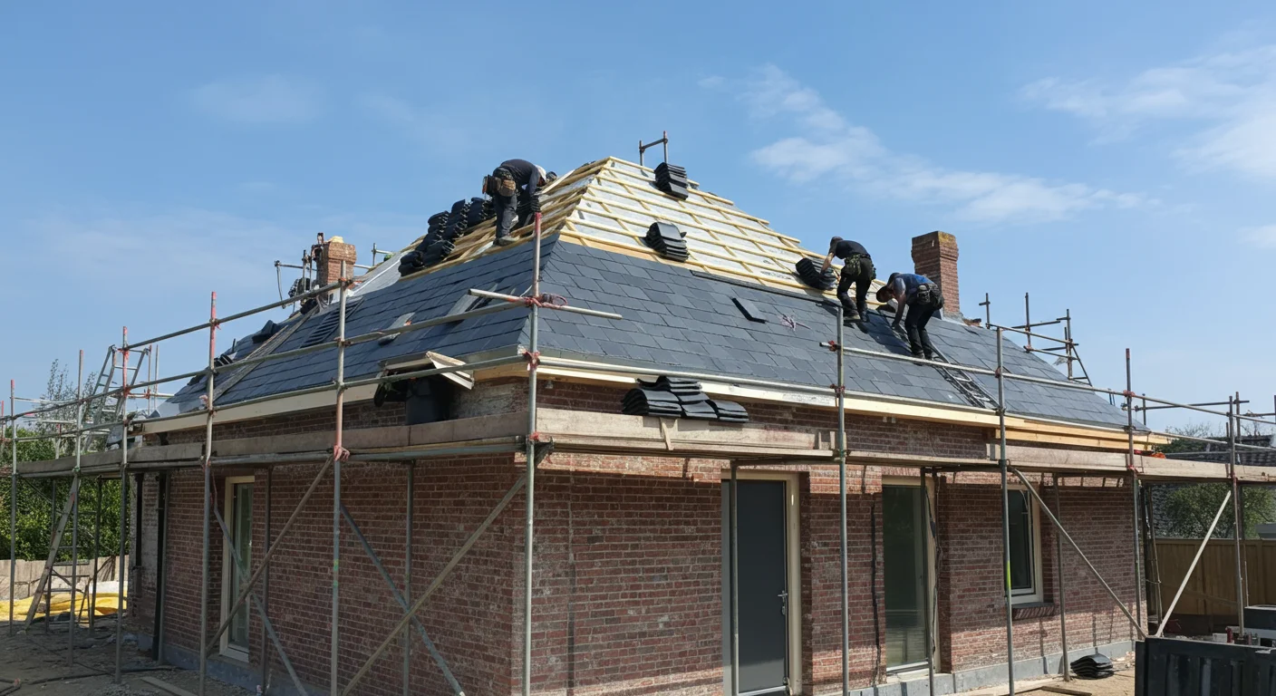 Coût d'une rénovation complète de toiture en Belgique 2026 : fourchettes, facteurs et devis
